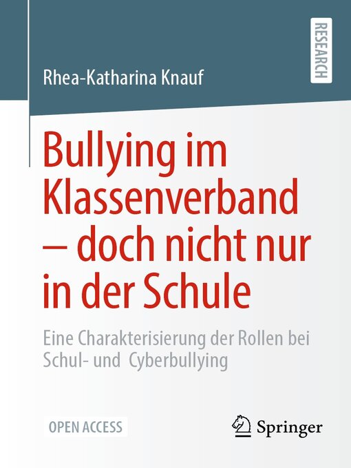 Title details for Bullying im Klassenverband – doch nicht nur in der Schule by Rhea-Katharina Knauf - Wait list